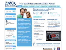 Tablet Screenshot of medicalcostadvocate.com